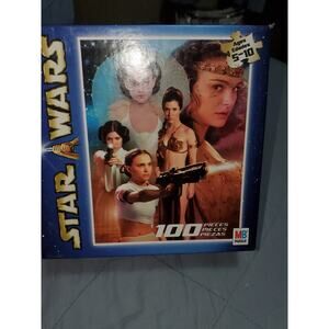 Vintage 2002 Queen Amidala and Princess Leia 100 piece Star Wars puzzle